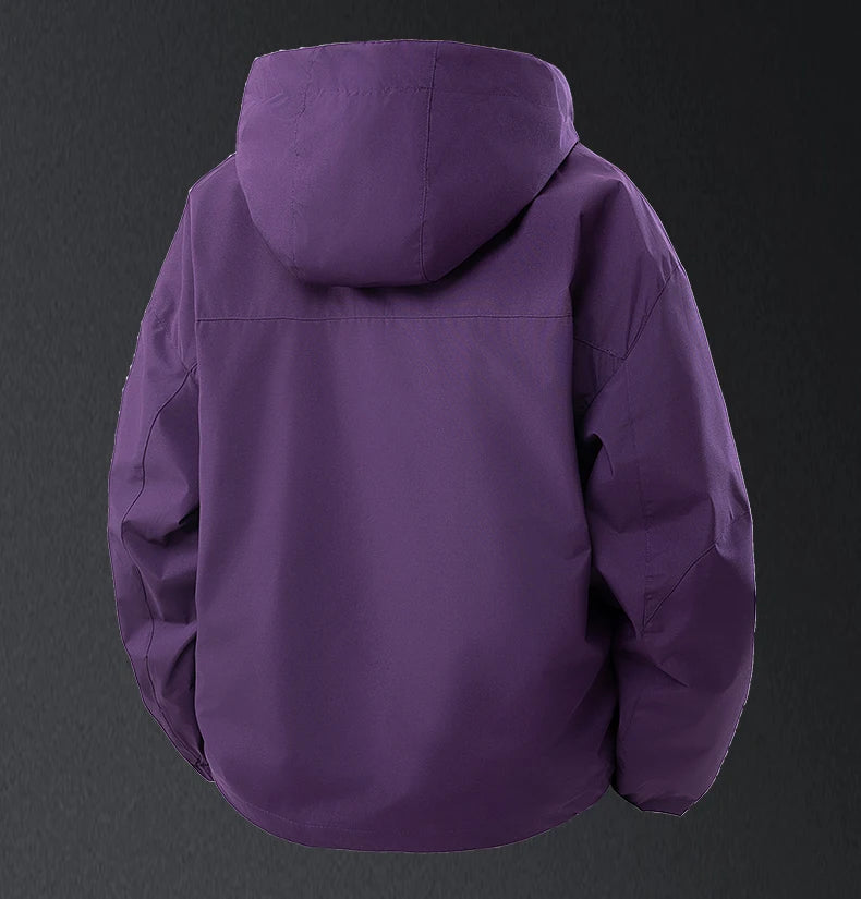 CHRLCK Unisex Waterproof Windbreaker – Lightweight, Windproof, Quick-Dry Hiking Jacket for Men & Women