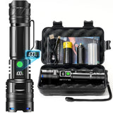 MaxLumenit™ 1,000,000 Lumen Rechargeable LED Flashlight – Ultra-Bright, USB-C, Waterproof, Zoomable Torch for Outdoor & Emergency Use thumbnail 12