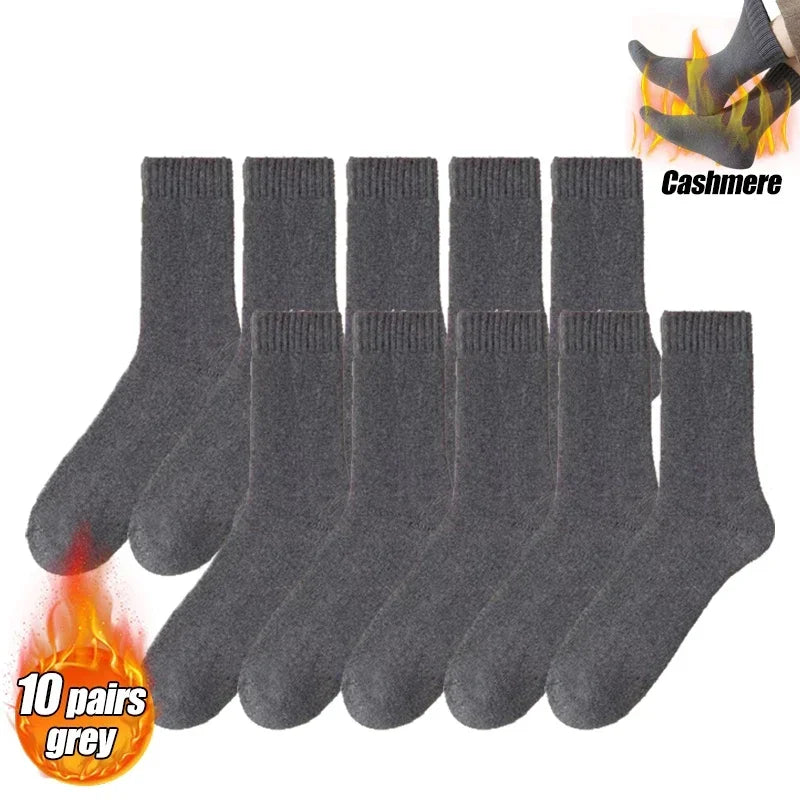 Winter Thermal Socks for Men & Women – Insulated Cold Weather Hiking Socks (Multiple Pairs Available)