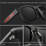 KDEAM Polarized Sunglasses – White Frame UV400 Protection thumbnail 5