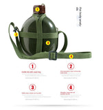 Military-Grade Aluminum Water Bottle with Shoulder Strap – 2L/3L Canteen & Cooking Cup for Hiking & Outdoor Survival thumbnail 9