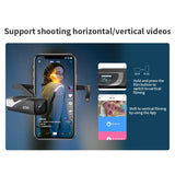 Ordro EP8 Head-Mounted 4K Action Camera – Hands-Free Vlogging, Filmmaking & Adventure Recording thumbnail 6