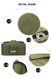 Camouflage Waterproof Oxford Travel Duffle Bag – Large Capacity Moving & Storage Bag thumbnail 13