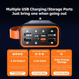 Xiaomi 200000mAh Solar Power Bank – High-Capacity External Battery with Built-in Cables & LED Light thumbnail 11