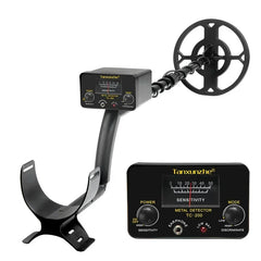 TC-200 Advanced Metal Detector – Adjustable Underground Gold & Metal Tracker with Waterproof Search Coil