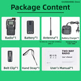 Quansheng UV-K5(8) Long-Range Dual Band Walkie Talkie – 200 Channel Portable Two-Way Radio with AM/FM, Emergency Weather, Cross-Band Intercom & Type-C Charging thumbnail 6