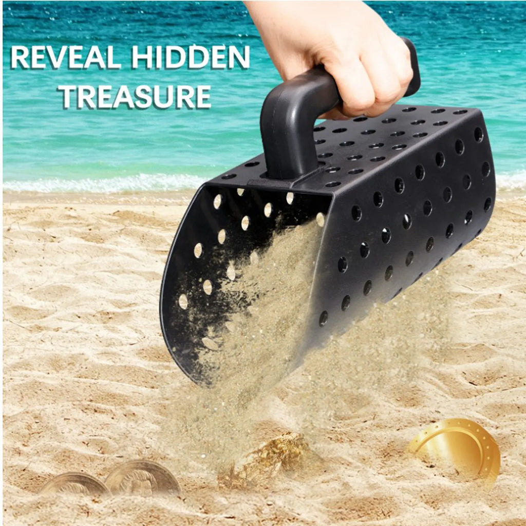 Metal Detecting Sand Scoop & Trowel Set – Lightweight, Durable ABS Tools for Beach & Field Use
