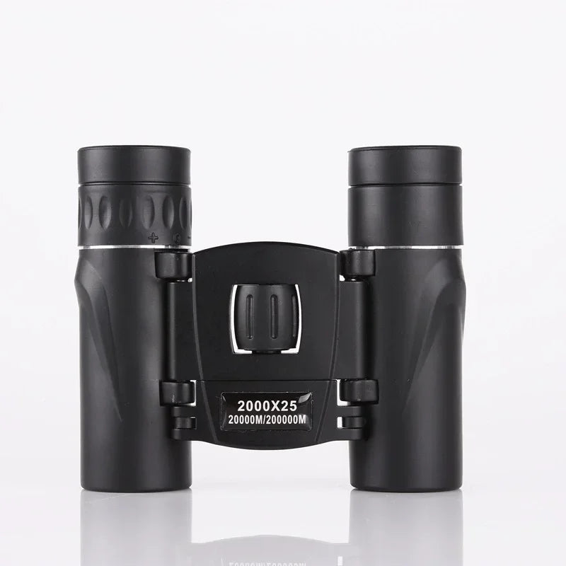 HD 900/1000x25 Long Range Folding Binoculars – Compact 9000M Mini Telescope with BAK4 Prism & FMC Optics