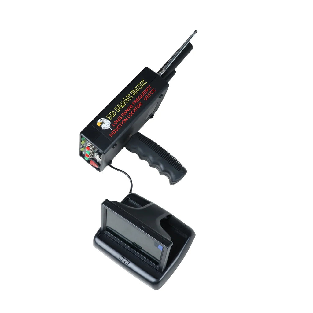 Black Hawk All-In-One Long Range Metal Detector – Gold, Silver, Copper, Diamond Detection with Folding LCD & Dual Enhancing Antennas