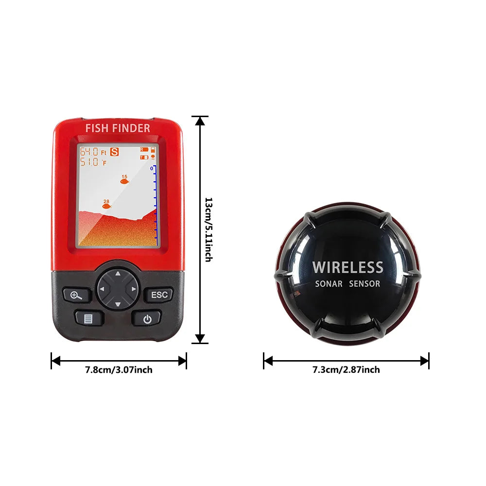 FindFish Portable Wireless Fish Finder XJ01 – Sonar Echo Sounder for Fishing