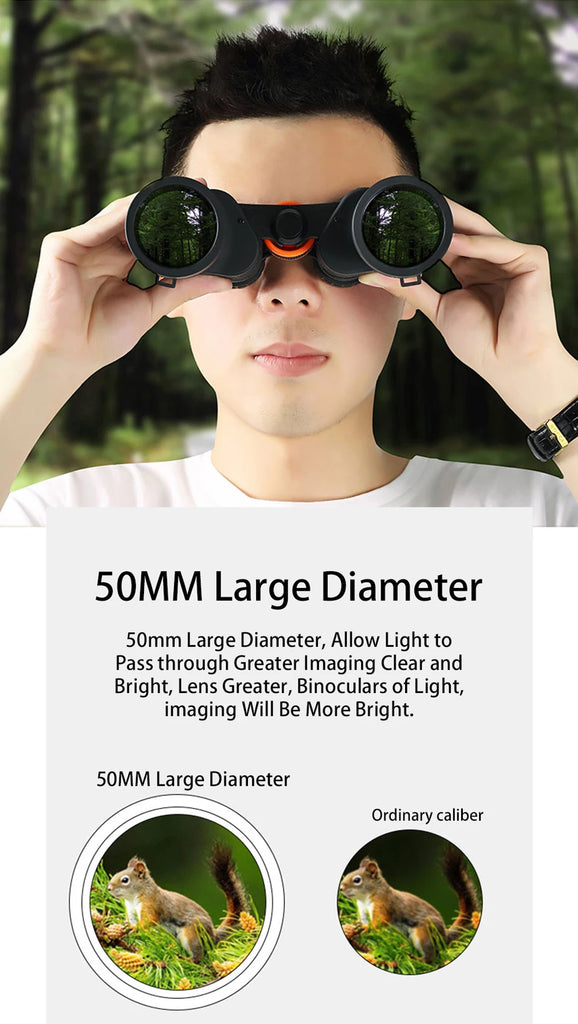 20x50 Professional Military-Grade Binoculars β Long Range, Waterproof, BAK4 Prism, Low Light Vision