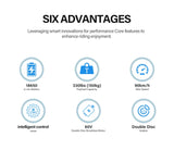 Coswheel CT20S 2000W Electric Dirt Bike β 60V 27.5Ah Fat Tire Ebike for Adults (20" Off-Road Tires, 161km Range) thumbnail 9