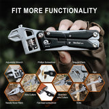 NexTool W4 11-in-1 Multi-Tool – Adjustable Wrench, Pliers, Knife & Saw | Compact Survival Hand Tool thumbnail 6