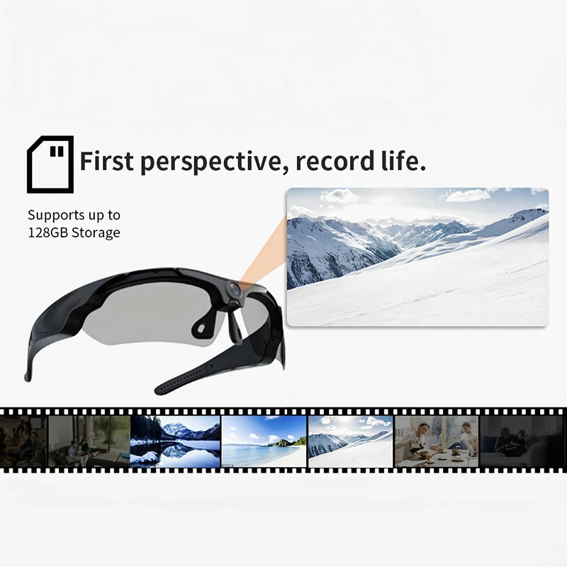 Xiaomi Smart HD Camera Sunglasses – 1080p Mini Recording Glasses for Cycling & Outdoor Adventures