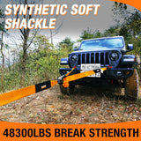 48,300 lbs Synthetic Soft Shackle & 66,000 lbs Recovery Ring Set – Heavy-Duty Off-Road Winch Recovery Kit (2 PCS) thumbnail 22