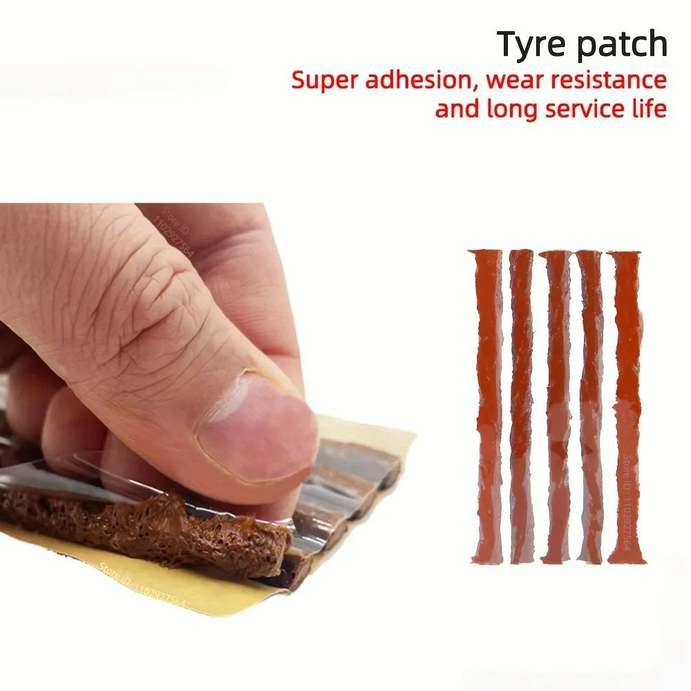 ZFOUEK Tire Repair Kit – Emergency Puncture Plug Tool Set for Car, SUV & Motorcycle Tires (23PCS / 42PCS)