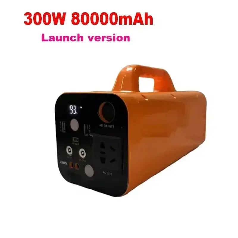 Robinella 500W Portable Power Station – 80000mAh LiFePO4 Battery Backup | AC/DC/USB Output | Outdoor Camping & Emergency Power Supply (220V)