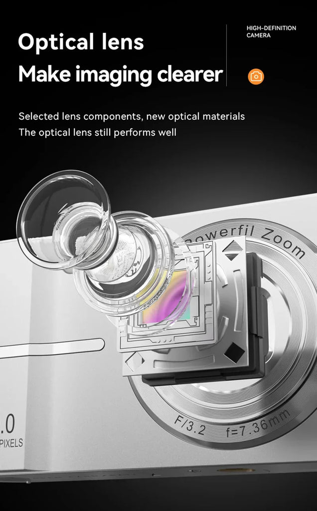 Xiaomi 4K Digital Camera – 50MP Sensor, 16X Optical Zoom, Anti-Shake