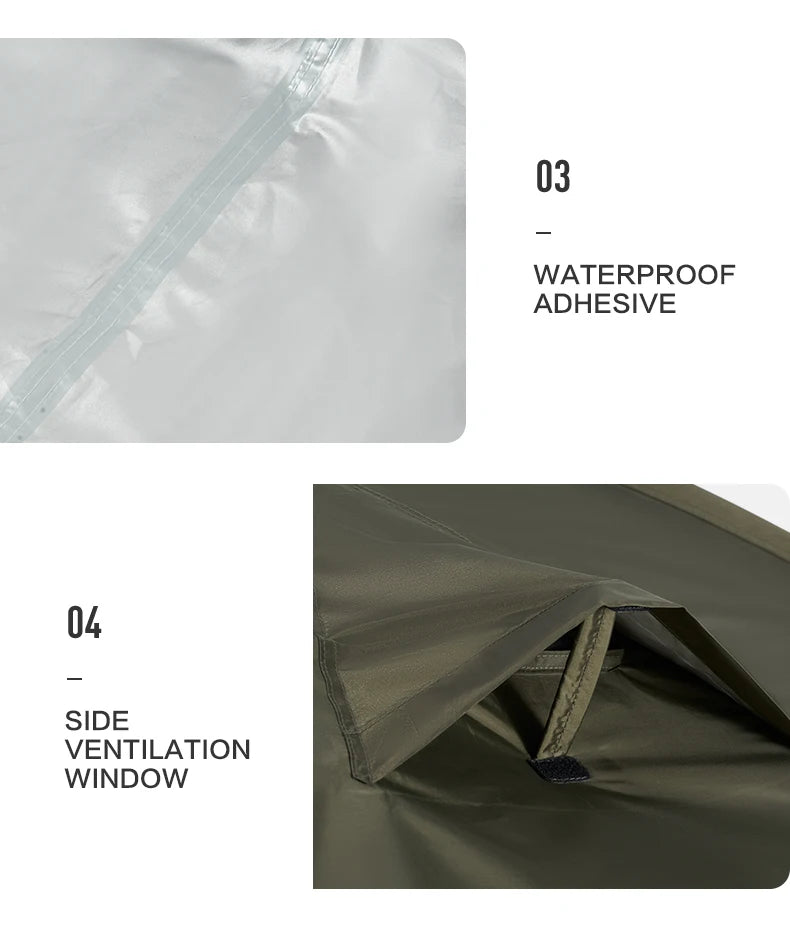 Mobi Garden 3–4 Person Waterproof Camping Tent – Double-Layer, UV & Rain Protection, Lightweight Trekking Shelter