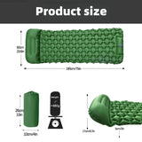 SHXI Ultralight Diamond-Shaped Inflatable Sleeping Pad – Single Person, Waterproof TPU Camping Mat thumbnail 4