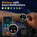 LIGE 2025 KT85 Outdoor Smartwatch – 1.43" AMOLED Display, Long Battery Life, Fitness & Health Tracker for Men thumbnail 2