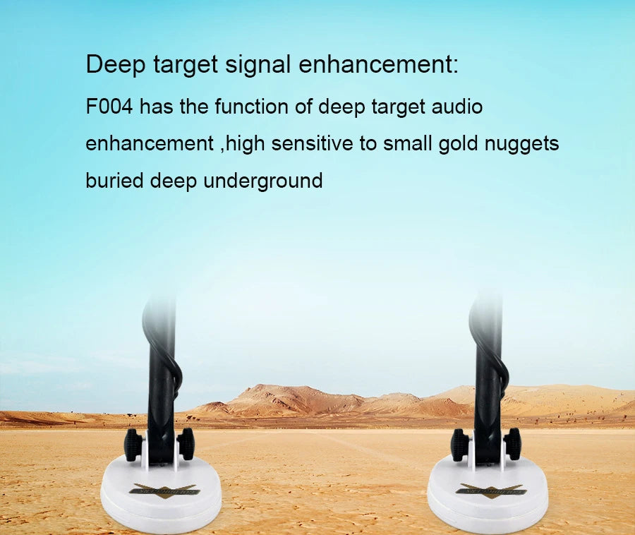F004 High-Sensitivity Gold & Treasure Metal Detector – Deep Target Audio, 71kHz Precision Coil