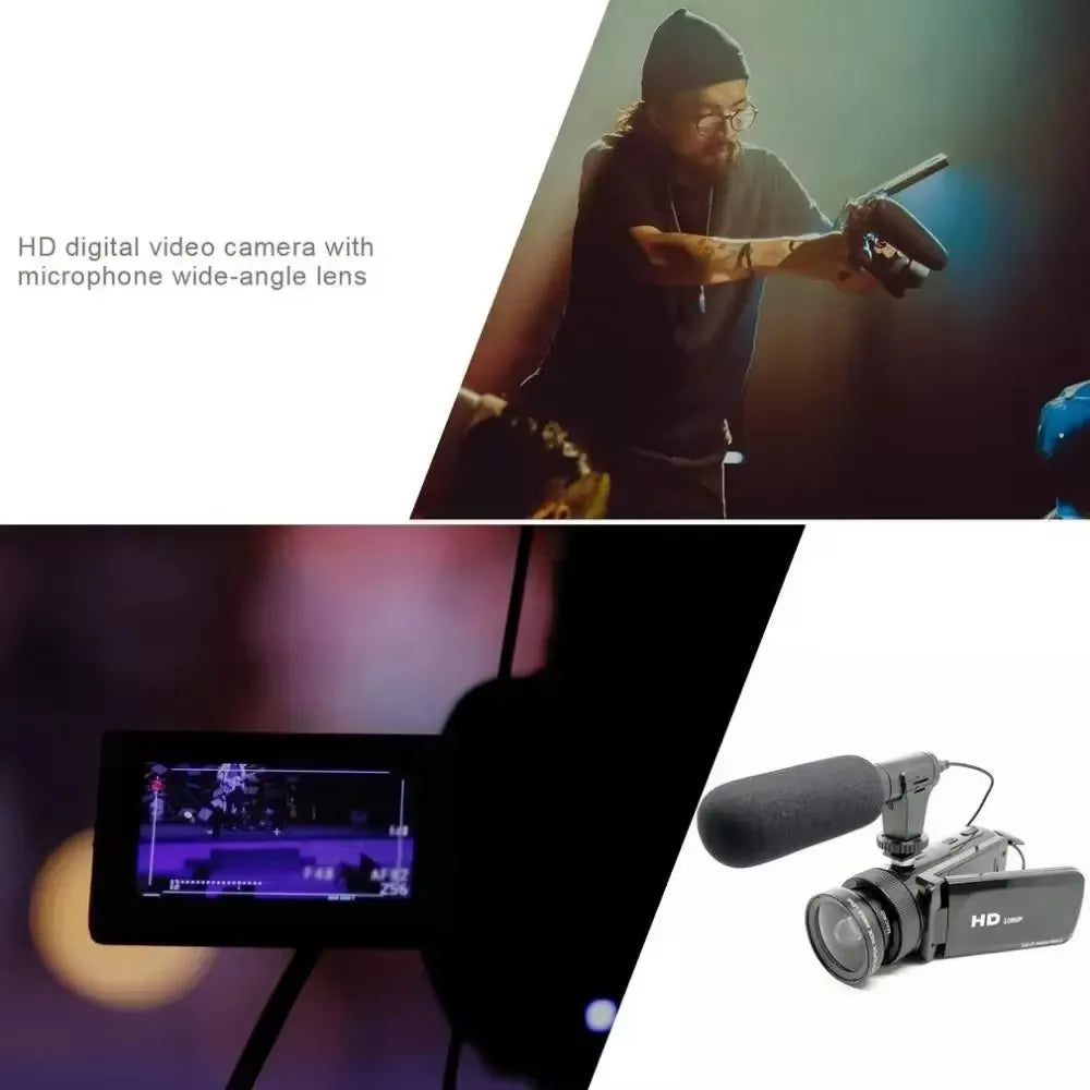 DV100 Camcorder – High-Quality Audio & Video Recording for Vlogs and More