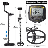 TX-850 Professional Metal Detector – Deep Underground Gold & Treasure Finder (2.5m Depth, 11” Waterproof Coil) thumbnail 5