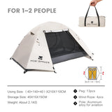 Mobi Garden 3–4 Person Waterproof Camping Tent – Double-Layer, UV & Rain Protection, Lightweight Trekking Shelter thumbnail 31