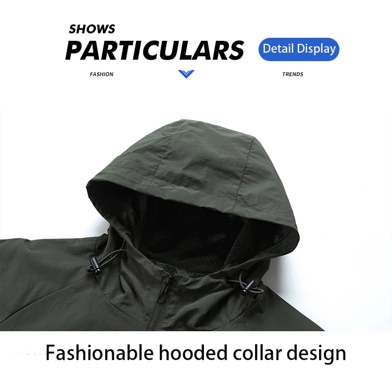 Naturehike Windbreaker Tactical Jacket – Waterproof Outdoor Hooded Softshell for Camping, Hiking & Adventure