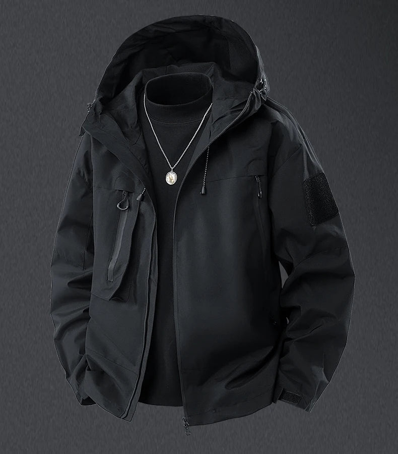 CHRLCK Unisex Waterproof Windbreaker – Lightweight, Windproof, Quick-Dry Hiking Jacket for Men & Women