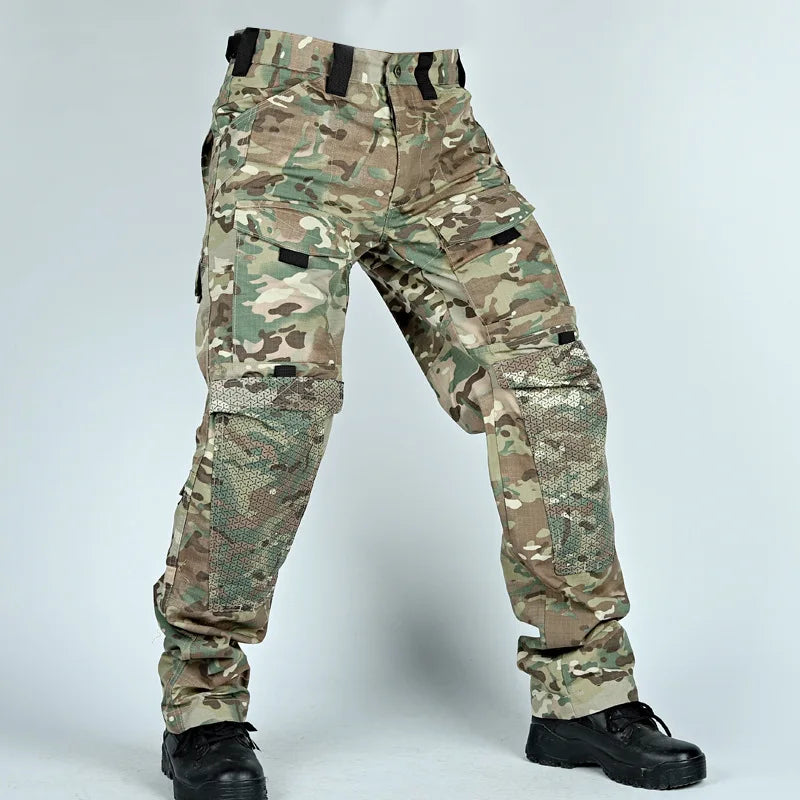 Men’s Military Tactical Cargo Pants – Quick-Dry, Multi-Pocket, Wear-Resistant Combat Trousers