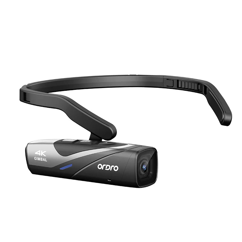 Ordro EP8 Head-Mounted 4K Action Camera – Hands-Free Vlogging, Filmmaking & Adventure Recording