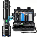 MaxLumenit™ 1,000,000 Lumen Rechargeable LED Flashlight – Ultra-Bright, USB-C, Waterproof, Zoomable Torch for Outdoor & Emergency Use thumbnail 7