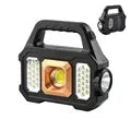 Solar Rechargeable Flashlight – Zoomable Waterproof COB LED Torch & Portable Lantern thumbnail 22