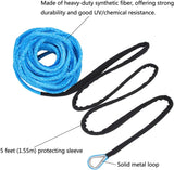 15M Synthetic Winch Rope β 10,000LBS Recovery Cable (5mm) for 4WD, ATV, SUV, Truck, Boat thumbnail 11