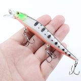 FFLYBG 11.5cm/14g Artificial Bionic Minnow Fishing Lure – Hard Bait with 3D Eyes, Treble Hooks & Realistic Swim Action (5/10 Pcs Set) thumbnail 15