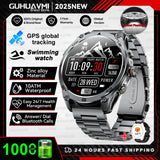 GUHUAVMI Professional GPS Outdoor Smartwatch – Military Grade, 1000mAh Battery, 10ATM Waterproof thumbnail 26