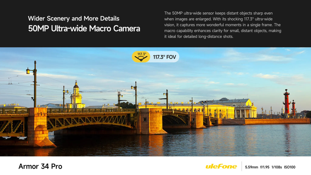 Ulefone Armor 34 Pro 5G – Rugged AI Smartphone with Built-in Projector, 25500mAh Battery, 120Hz Display, and 32GB+512GB Storage