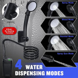 Portable Camping Shower with LED Display – 6000mAh Rechargeable Battery, Adjustable Shower Modes & Electric Pump thumbnail 3