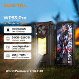 OUKITEL WP53 PRO Rugged Smartphone – 24GB+256GB, 11000mAh Battery, Android 15, 6.52" HD Display, 50MP Camera, NFC thumbnail 1