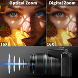 NBD 64MP Digital Camera – 16X Optical Zoom, 5K Video, WiFi & App Control, 180° Flip Screen thumbnail 3