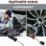 46-Piece 1/4" Drive Socket & Ratchet Wrench Set – Chrome Vanadium Steel with Carrying Case thumbnail 4