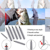 10pcs Fishing Sinkers Set (3.5gβ20g) | Precision Lead Weights for Carp Fishing & Magnet Fishing β Durable Tackle Accessories thumbnail 6