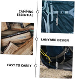 2-Pack Stainless Steel Fire Starter Keychains β Portable Survival Flint & Steel Set thumbnail 6