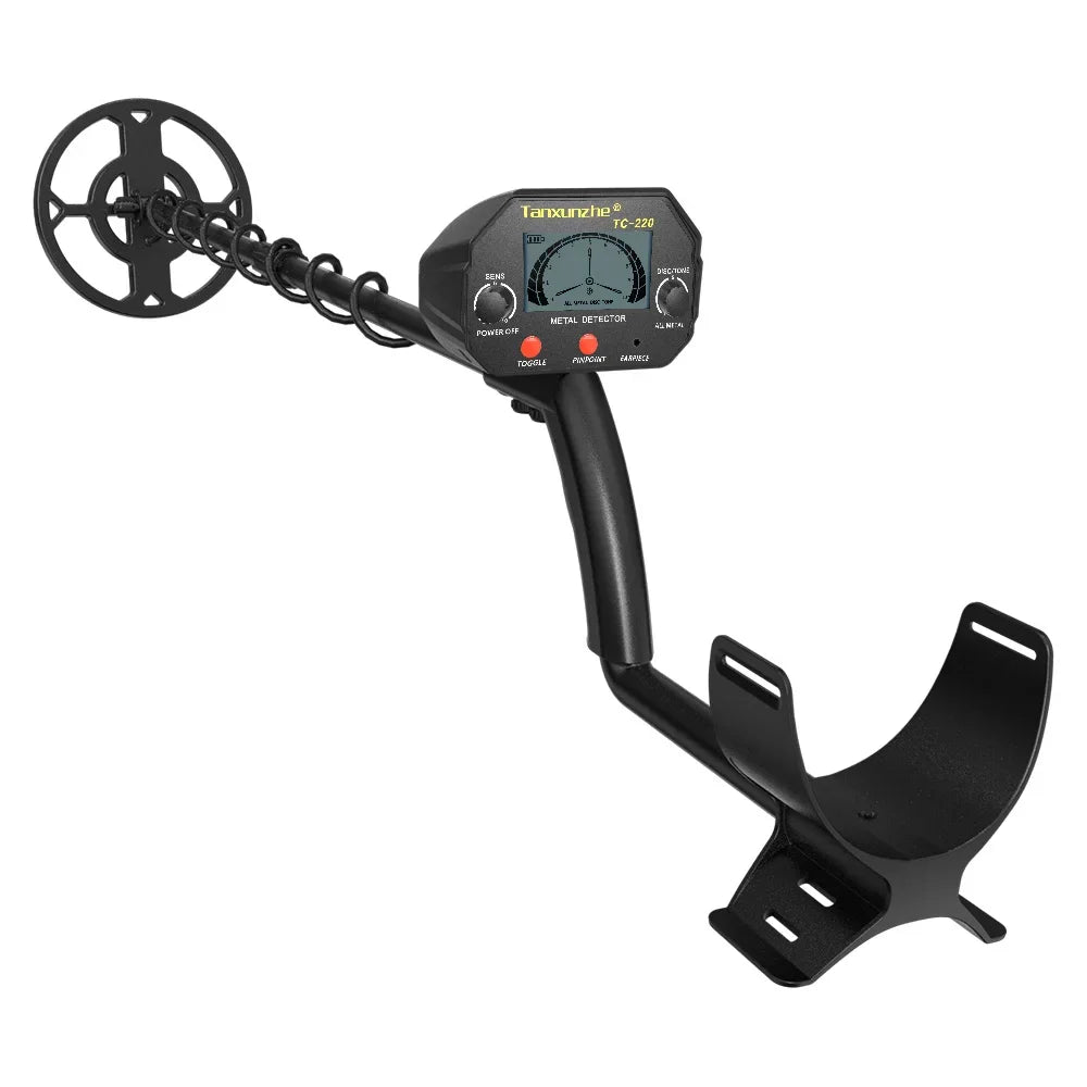 TC-220 Portable Metal Detector β 5 Detection Modes, Smart LCD, Deep Scan Precision