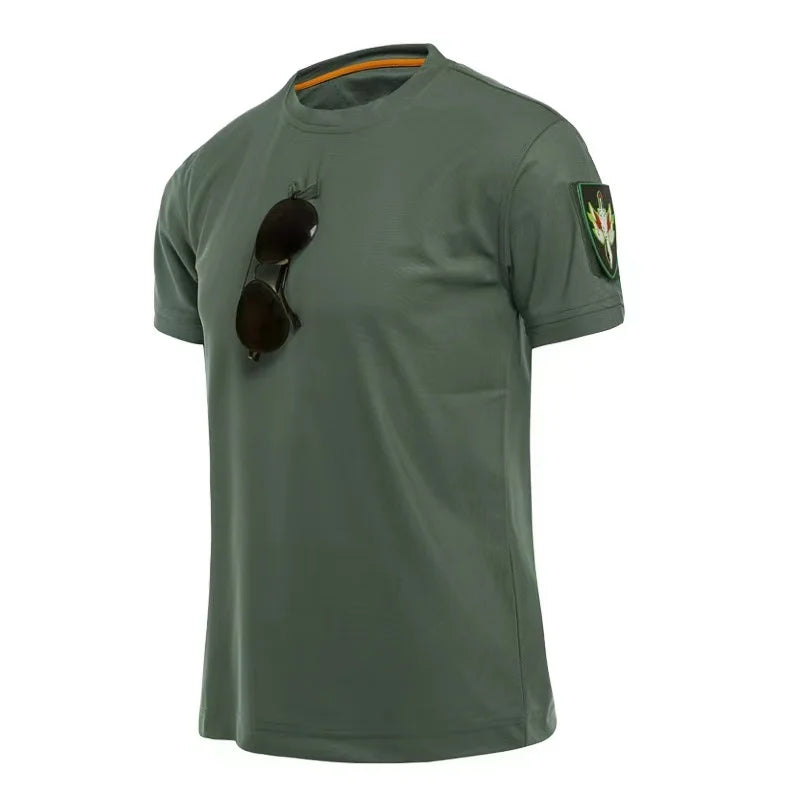 Men’s Quick-Dry Outdoor T-Shirt – Breathable Summer Tee for Hiking, Camping, Trekking & Fishing