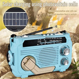 Hand Crank Emergency Weather Radio with Bluetooth – Solar/USB Rechargeable, Portable Power Bank thumbnail 4