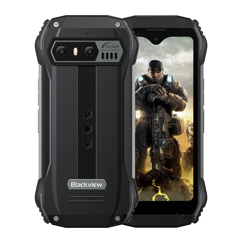 Blackview N6000 Rugged Waterproof Mini Smartphone | 4.3" Display, 256GB Storage, Android 13, 48MP Camera, NFC, Helio G99 Octa-Core