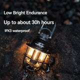 Naturehike Blackdog Camping Hanging Light – Portable Vintage LED Tent Lantern, IPX3 Waterproof, Ultralight 155g with 2000mAh Battery thumbnail 5